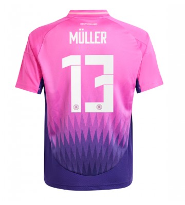 Tyskland Thomas Muller #13 Replika Udebanetrøje EM 2024 Kortærmet